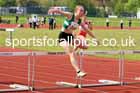 Womens Under-17s 300 metres Hurdles, 2023 North Eastern Track and Field Champs., Middlesbrough Sports Village, Middlesbrough. Photo: David T. Hewitson/Sports for All Pics